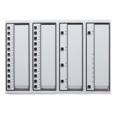 Teclado de anunciación con 24 botones programables para el sistema de comando de voz digital DVC-EM de NOTIFIER