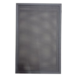 Puerta ventilada de acero para gabinete ONYX serie EQ de 3 niveles, para amplificadores y fuentes de alimentación NOTIFI