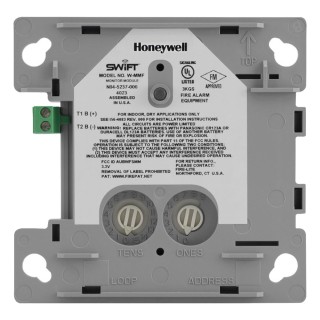 Módulo monitor inalámbrico direccionable para contactos secos, malla SWIFT FlashScan, batería litio 2 años