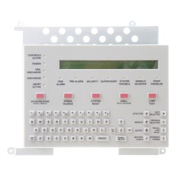 Teclado con Pantalla LCD de 80 Caracteres / Teclado QWERTY Completo / para Paneles NOTIFIER Serie ONYX NFS-320 y NFS2-64