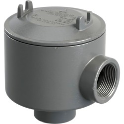 Caja para áreas peligrosas tipo GREZ de 1" (25.4 mm) de aluminio libre de cobre con 2 salidas.