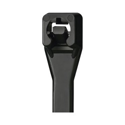 Cinchos de Nylon con Sistema de Autobloqueo Seguro / Color Negro / 7.2 × 450 mm / Paquete con 100 Piezas