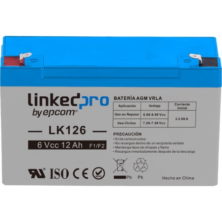 Batería de respaldo 6 V