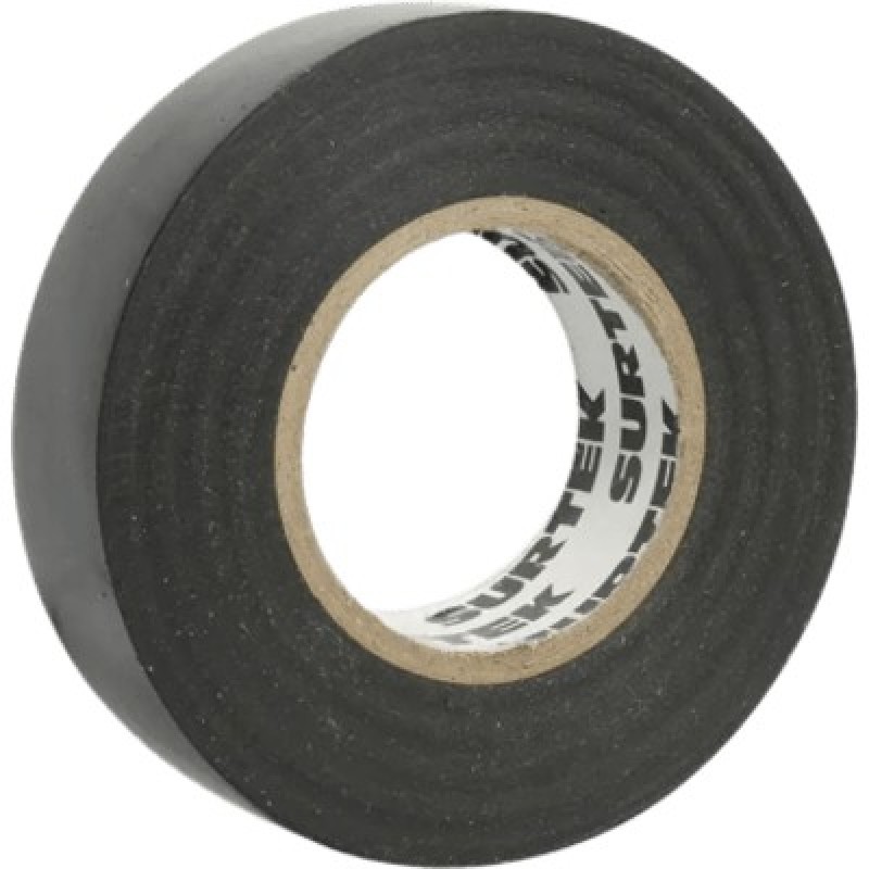 Cinta para aislar negra de 19 mm x 18 metros / Fabricada en PVC / Adhesivo acrílico.