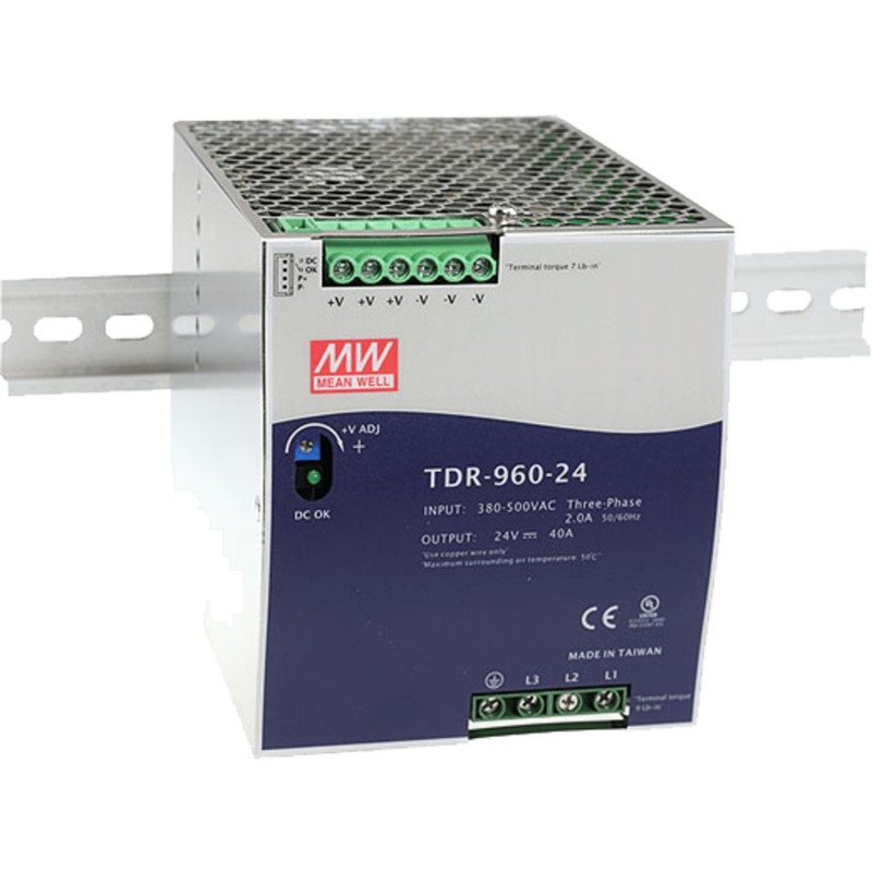 Fuente de Alimentación Industrial Trifásica 960W | LECOSYS