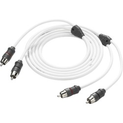 Cable de Interconexión de Audio Náutico / 2 Canales / Longitud 1.83 m (6 ft) / Conectores RCA Macho en Ambos Extremos / 