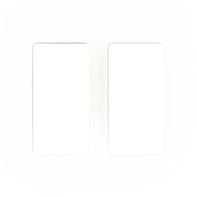 Placa de pared sin tornillos visibles de 2 | LECOSYS