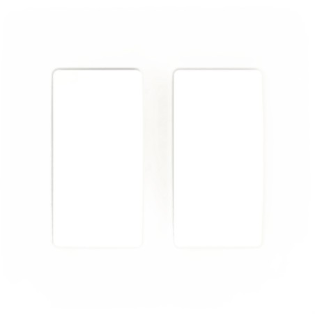 Placa de pared sin tornillos visibles de 2 | LECOSYS