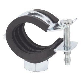Abrazadera isofónica instalación rápida 1/2" (22 mm).