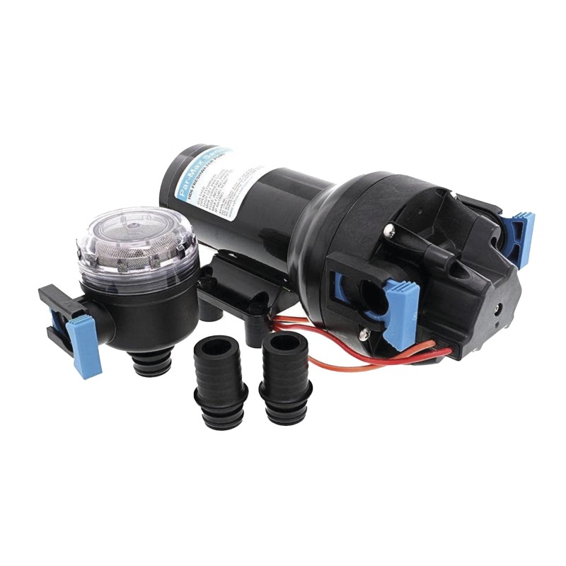 Bomba de diafragma controlada por presión para trabajo pesado ParMax 6 de 24 Vcd 60PSI