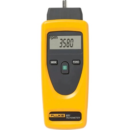 Tacómetro de Doble Propósito / Contacto y Sin Contacto / Medición Óptica 1 a 99999 RPM / Medición de Contacto 1 a 19999 