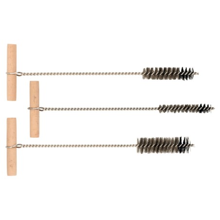 Kit de 3 cepillos / Diseñados par limpiara los orificios en los que se aplica el anclaje químico.