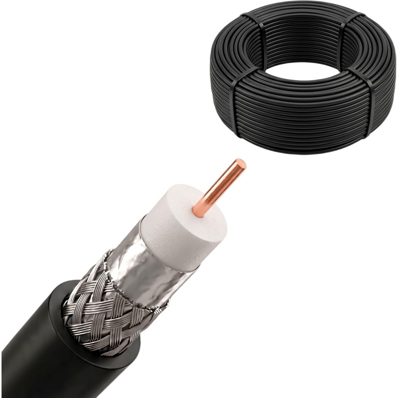Rollo de 50 Metros de LP400 de 50 Ohms