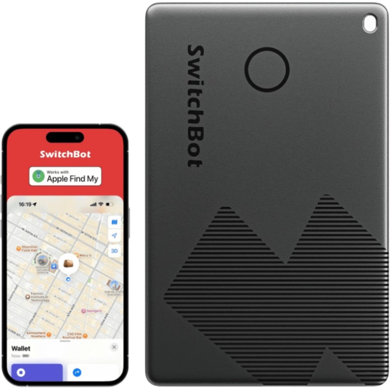 Localizador de Billetera / Compatible Apple Find My / Bluetooth BLE / NFC 13.56 MHz / IP67 / Batería 540 mAh / 3 Años Au