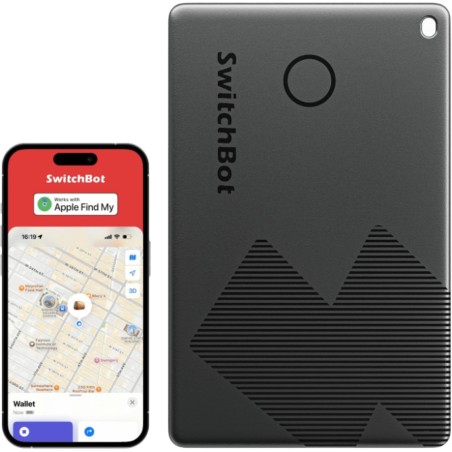 Localizador de Billetera / Compatible Apple Find My / Bluetooth BLE / NFC 13.56 MHz / IP67 / Batería 540 mAh / 3 Años Au