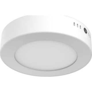 Plafón LED 12 W / Ø 160 mm (6.3 in) / 800 lm / Luz de día 6500 K / Aluminio / Ángulo 100° / IRC 80 / 15,000 h / NOM-003