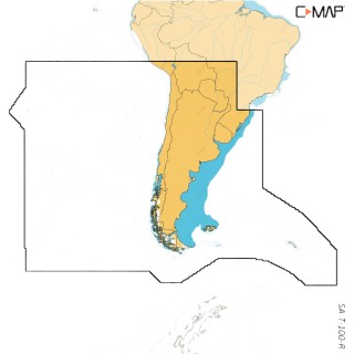 Carta Náutica C-MAP DISCOVER X / Datos Vectoriales Actualizados / Modos Día y Noche de Alta Calidad / Batimetría de Alta