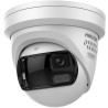 [PROTECCIÓN ACTIVA] Turret IP Panorámica 8 Megapíxel / 2 Lentes 4 mm (180°) / Imagen a Color 24/7 (ColorVu) / PoE / WDR 