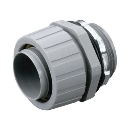 Conector Recto de Nylon de 1" para Tubería Liquidtight Polytuff.