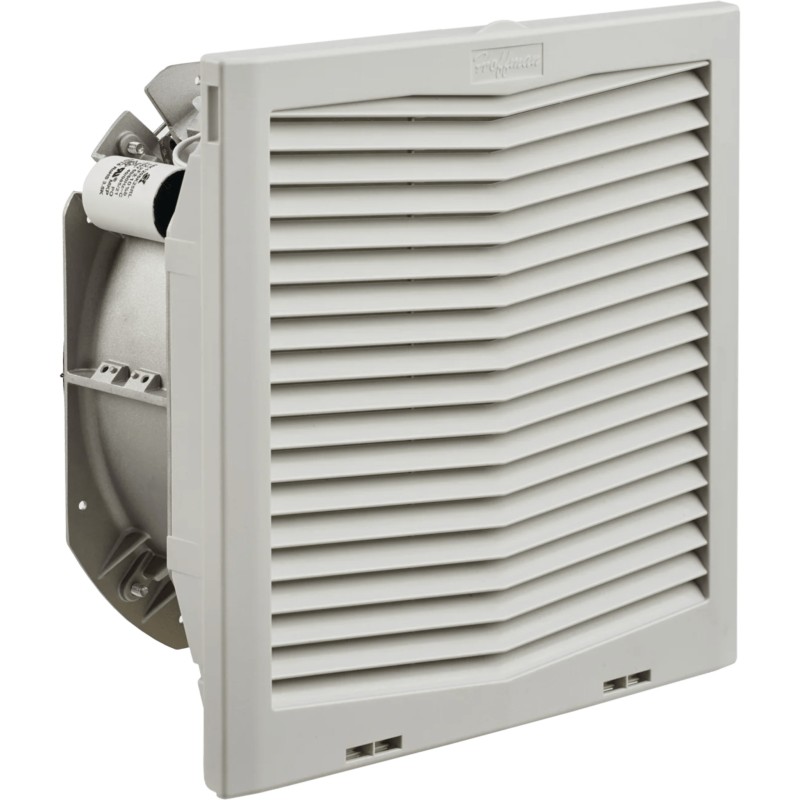 Ventilador con Filtro de Montaje Lateral HF13 / Flujo de Aire 149 CFM (253 m³/h) / 115 Vca / Gris Claro RAL 7035 / Insta