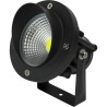 Luminario LED Tipo Estaca / COB / 12W / 110-240V~ 60Hz / IP65 / 2700 K Luz Cálida / Ángulo de Luz 36° / Cabeza Ajustable