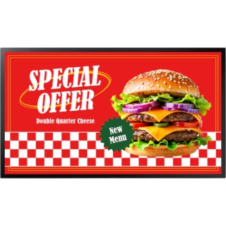 Pantalla Comercial OH55DS Samsung / 55" (139.7 cm) / VA / Resolución 1920x1080 / Brillo 3500 nits / 24/7 / HDBaseT / Tiz