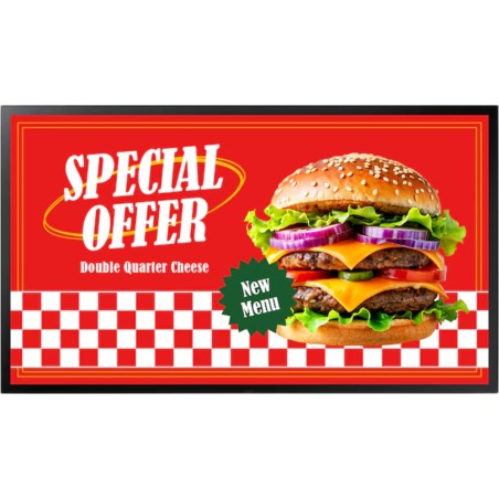 Pantalla Comercial OH55DS Samsung / 55" (139.7 cm) / VA / Resolución 1920x1080 / Brillo 3500 nits / 24/7 / HDBaseT / Tiz