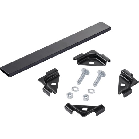 Kit de Remate de Pasacables, Para Escalerillas de 18 in (45.7 cm) de Ancho, de Acero, Color Negro