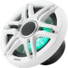 Altavoces náuticos 6.5" / Coaxial / 50W RMS / LED RGB / Rejilla Sport Blanca y Gris / 4 &Omega; / 55 Hz-20 KHz / Conecto