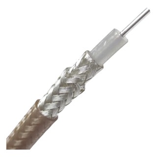 Carrete de 305 Metros (1000 Pies) de Cable Coaxial Tipo RG-142, Doble Malla, 50 Ohms