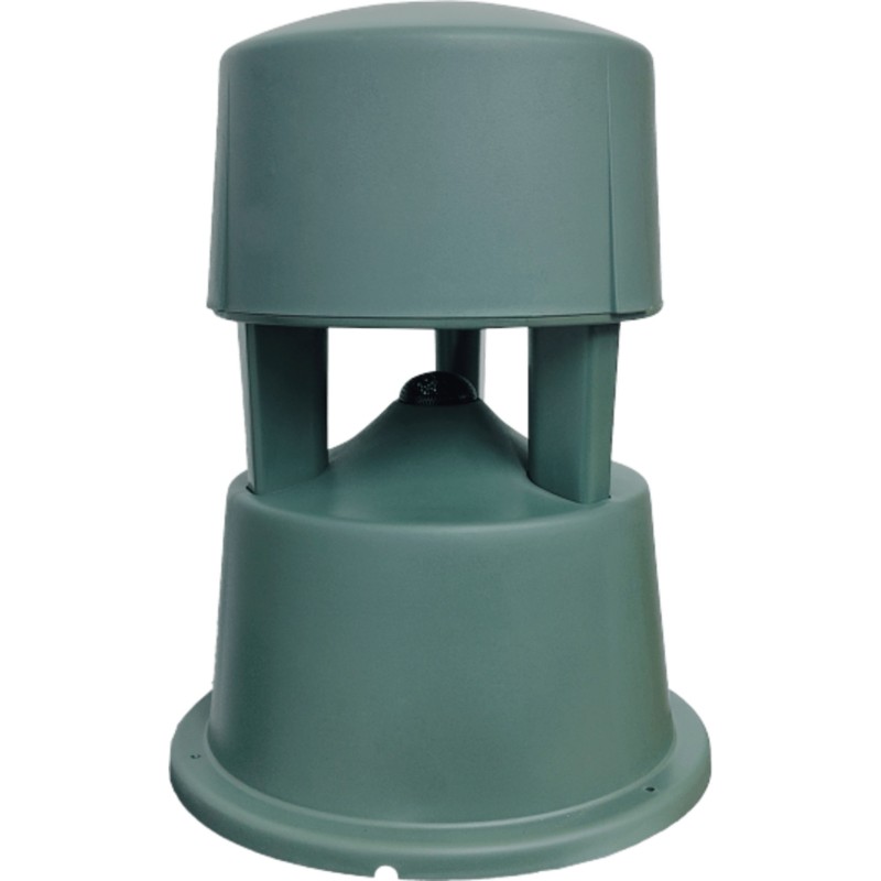 Bocina de Jardín Análoga / 30 Watts / Altavoz 5" / Línea 100 V / Sensibilidad 90 dB / SPL 108 dB / 50 Hz - 16 kHz / Colo