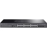 Switch Gestionado Lite L3 Apilable / 24 Puertos Gigabit RJ45 / 4 Ranuras SFP+ 10G / Capacidad de Conmutación 128 Gbps / 