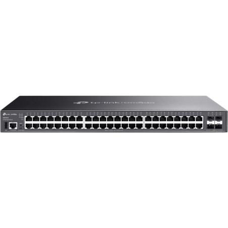 Switch Administrable de Campus / 48 Puertos Gigabit RJ45 / 4× SFP+ 10G / Apilamiento Físico hasta 4 Unidades / Enrutamie