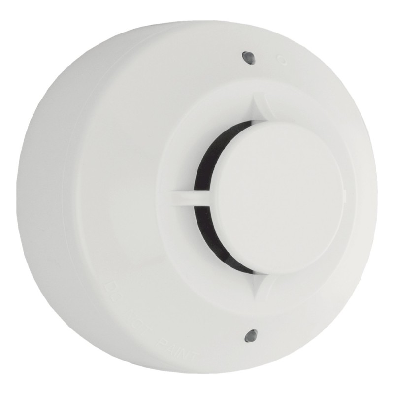 Detector fotoeléctrico de humo inalámbrico direccionable con base incluida, para red mallada SWIFT