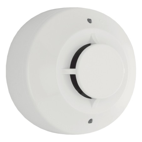 Detector fotoeléctrico de humo inalámbrico direccionable con base incluida, para red mallada SWIFT
