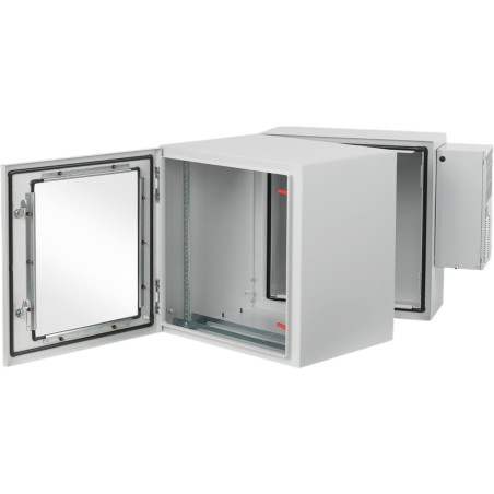 Gabinete Rack ProTek de Doble Bisagra con Puerta de Ventana / 48.54 x 23.62 x 27.95 in (1233 x 600 x 710 mm) / NEMA Type