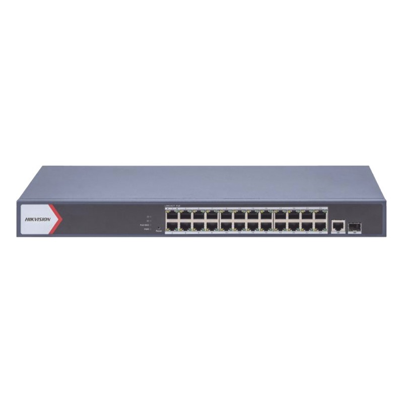 Switch Gigabit PoE+ / Administrable / 24 Puertos 1000 Mbps PoE+ / 1 Puerto 1000 Mbps Uplink  / 1 Puertos SFP Uplink / Co