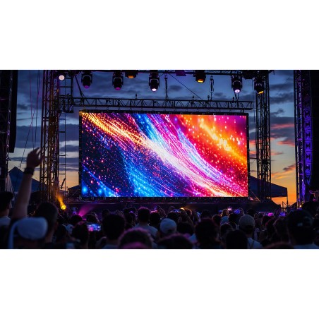 Kit Videowall LED Exterior Movil / Hikvision / 12 Gabinetes 500 x 1000 / Pitch 3.9 / Incluye Flight Case, Accesorios y R