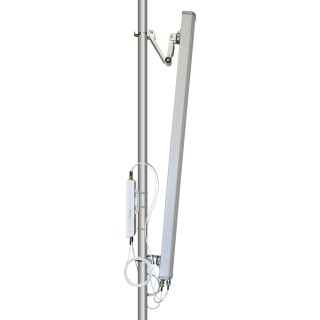 Antena Sectorial Dual-Band 14 dBi / Frecuencia 2400-2500 MHz y 5150-5850 MHz / Ganancia 14.5 dBi y 14.3 dBi / Polarizaci
