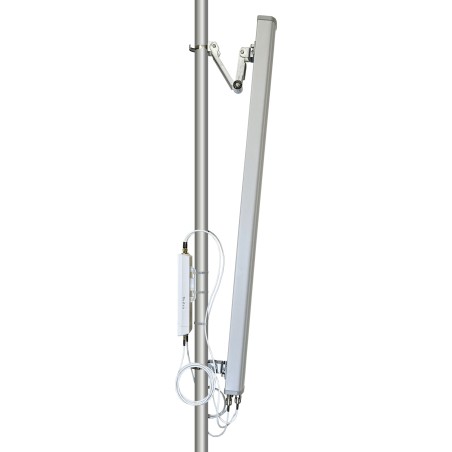 Antena Sectorial Dual-Band 14 dBi / Frecuencia 2400-2500 MHz y 5150-5850 MHz / Ganancia 14.5 dBi y 14.3 dBi / Polarizaci