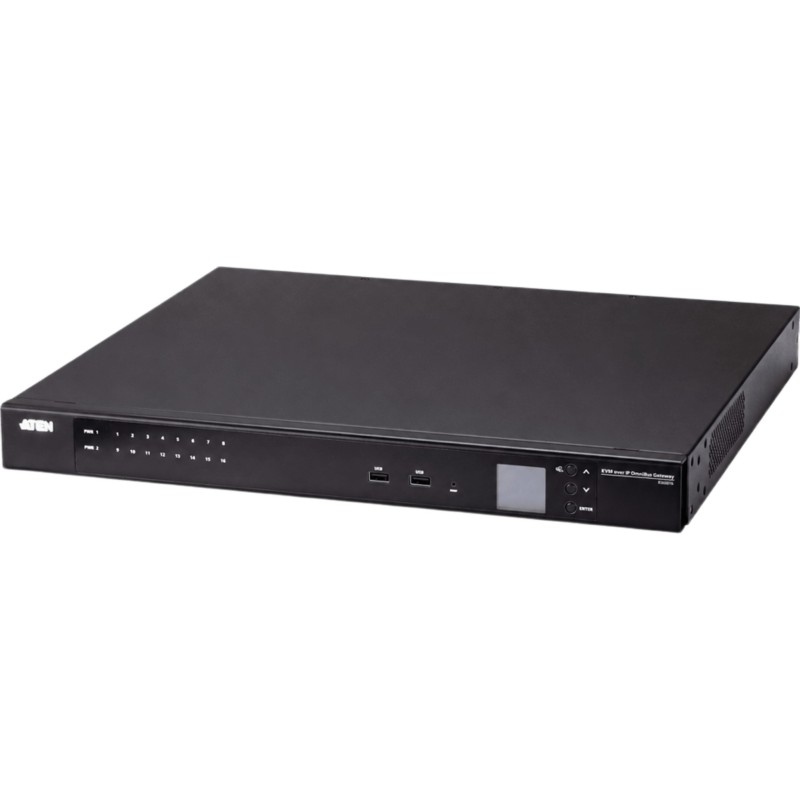 Switch KVM over IP DigiKVM 16 Puertos / Video Remoto 4K 3840 x 2160 @ 30Hz / Hasta 100 m Cat 5e/6 / Dual 10G NIC + 2 SFP