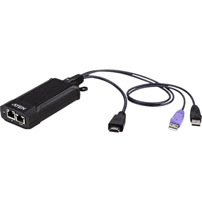 Extensor KVM USB 4K HDMI DigiProcessor / Video 4K 3840 x 2160 @ 30Hz / RJ-45 KVM + SP / 2 x USB + HDMI / Bus-Powered DC 