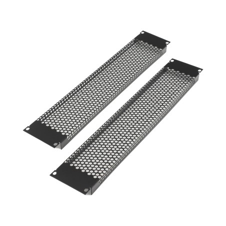 Panel de Ventilación Rackeable 2U- Kit de 2 Piezas, 19"
