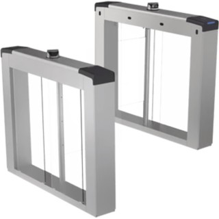 Torniquetes Quick Pass Carril de 65 cms (25.6 in) / Reconocimiento Facial y Lectores de Tarjeta Incluidos / Aletas de Ac