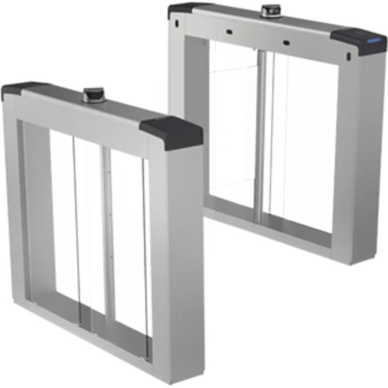 Torniquetes Quick Pass Carril de 65 cms (25.6 in) / Reconocimiento Facial y Lectores de Tarjeta Incluidos / Aletas de Ac