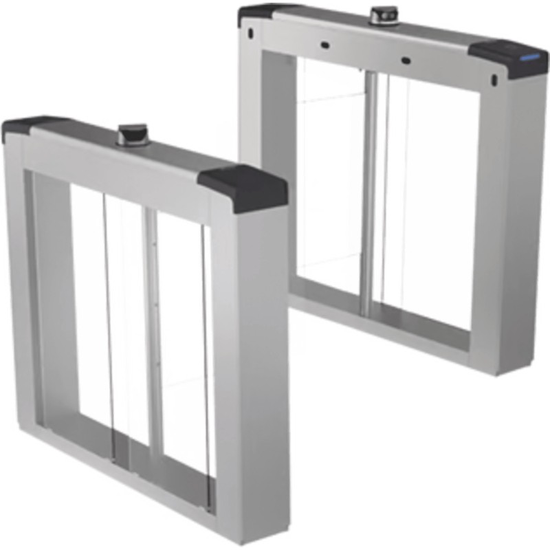 Torniquetes Quick Pass Carril de 90 cms (35.4 in) / Reconocimiento Facial y Lectores de Tarjeta Incluidos / Aletas de Ac