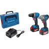 Kit de Rotomartillo y llave de impacto inalámbrica / 20V / Motor Brushless / 2 Baterías 4.0Ah Li-ion / Maletín Rígido