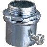 Conector 1" ( 25.4 mm) para Tubo Pared Delgada (EMT) / Con tornillo tipo americano / Galvanizado / Etiqueta Verde.