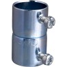 Cople 3/4" ( 19 mm) para Tubo Pared Delgada (EMT) / Con tornillo tipo americano / Galvanizado / Etiqueta Verde.