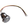 Kit Botones Nexmosphere / 2 Botones S-B90W43 IP65 19 mm + Interfaz XT-B4N6 4 Canales / 256 Combinaciones LED / Controlad